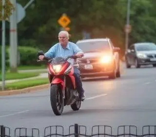 motorista foge após derrubar motociclista em Amparo (SP)