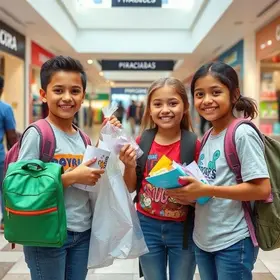 campanha arrecadação de materiais escolares