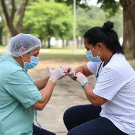 plantão de vacinação